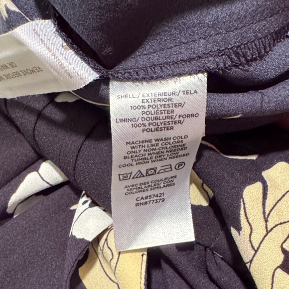 Ann Taylor Navy Floral Jumpsuit - Picture 5 of 6